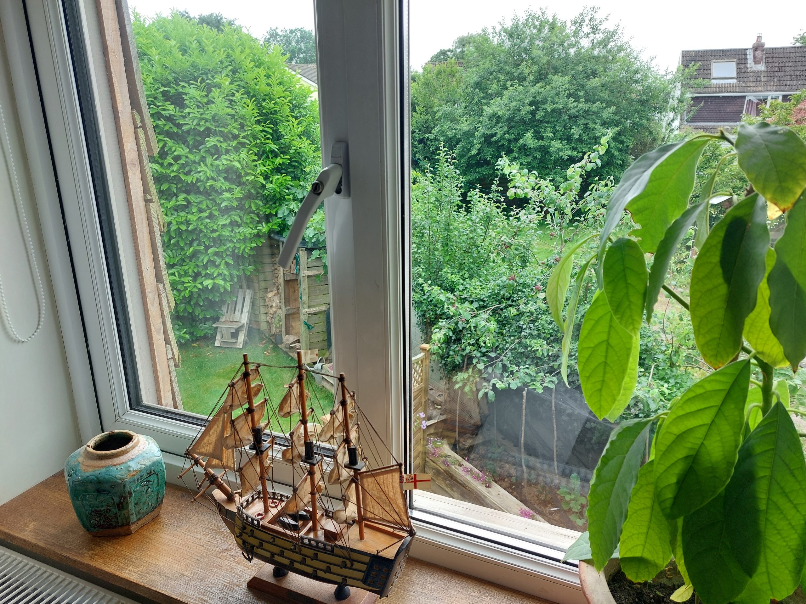 Westerly facing room with a green view. Westerly facing room with a green view.