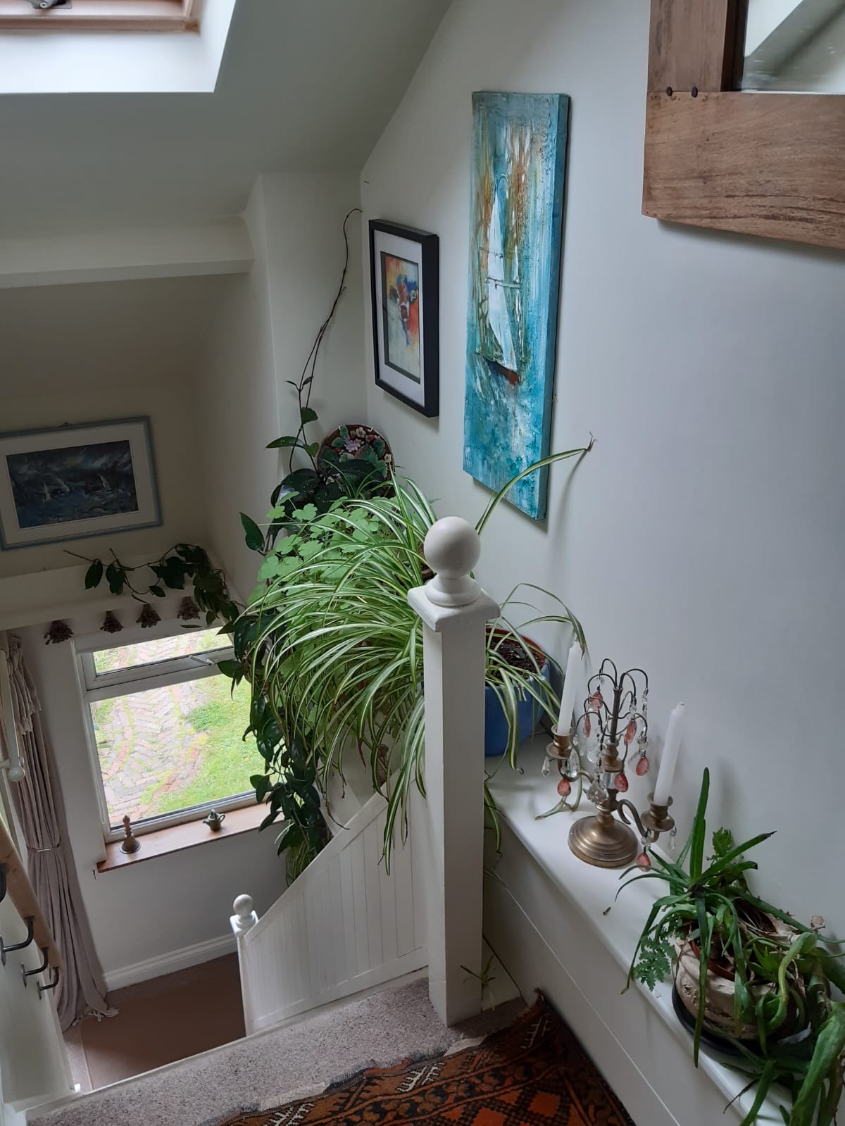 Stairs down from your room at The Swallows, Bishopston. Stairs down from your room at The Swallows, Bishopston.