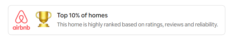 The Swallows - in the top 10% of homes on Airbnb