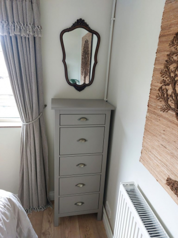 Bedroom tallboy & mirror - South Side - The Swallows